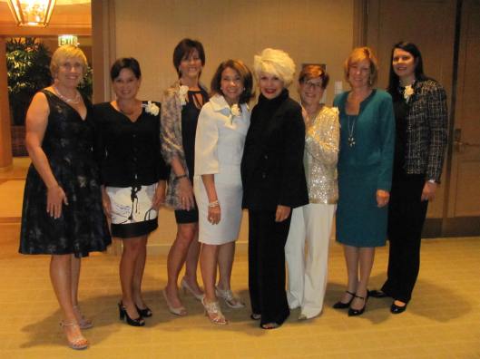 Joining me for Girl Scouts of Orange County's Fifth Annual "Celebrate Leadership" benefit were, from left, 